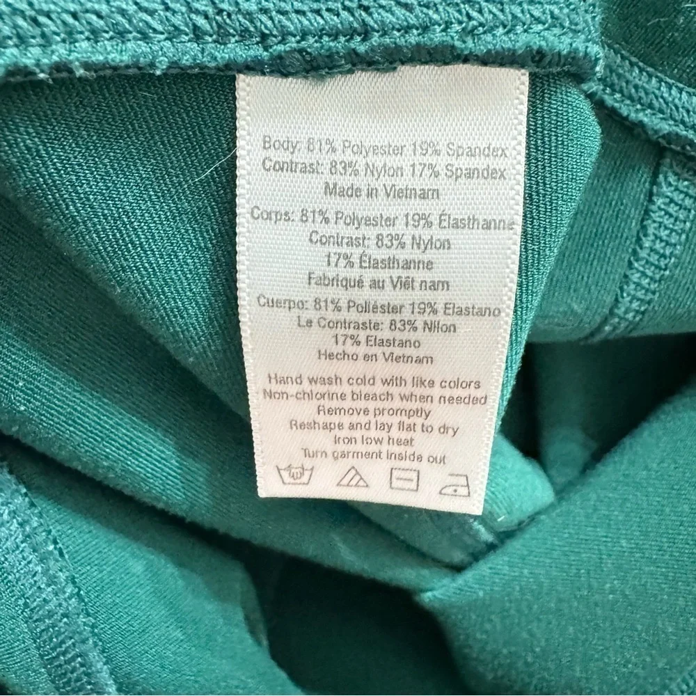 Alo Yoga Moto‎ Legging Forest Green Full Length Tights Size S